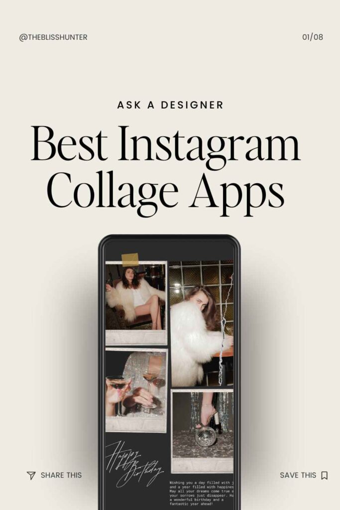 Best Instagram Collage App Pinterest Pin Cover