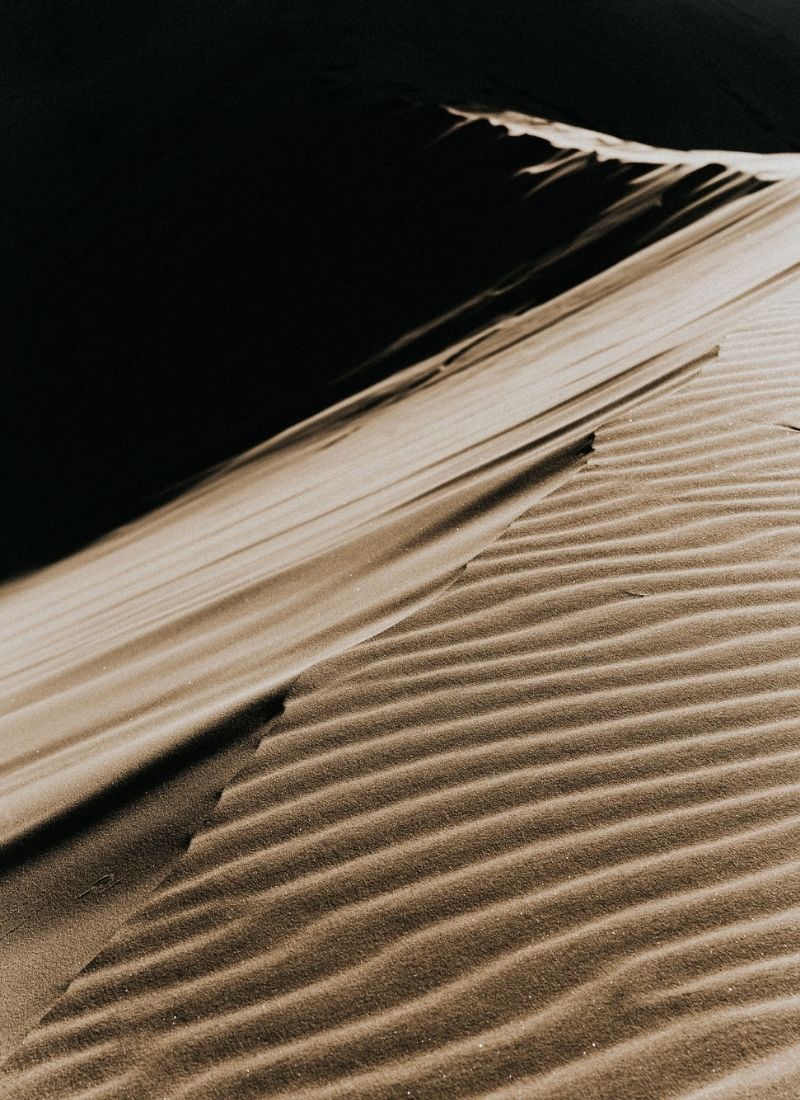 An Aerial photo of the Sossusvlei desert in Namibia