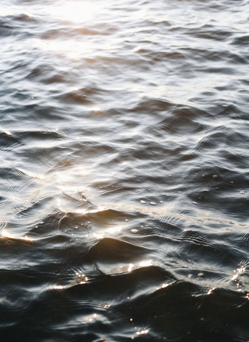 Water glistening