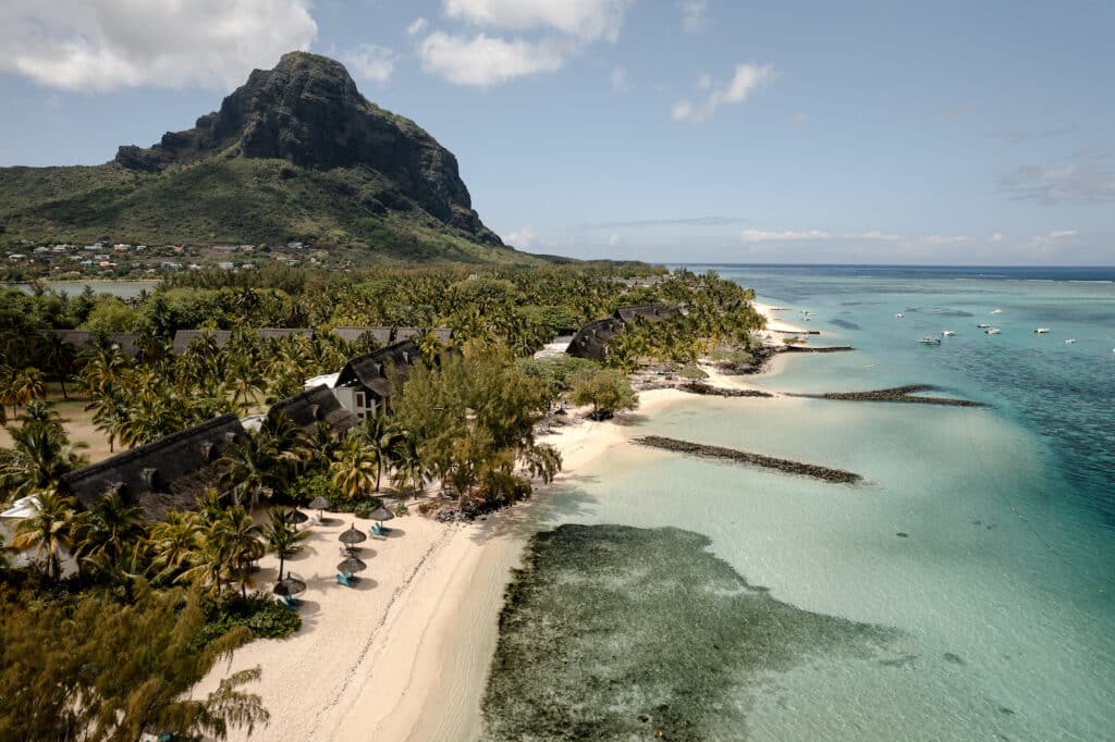 Drone Image of Le Morne in Mauritius - Ultimate Mauritius Travel Guide: Insider Tips from a Local
