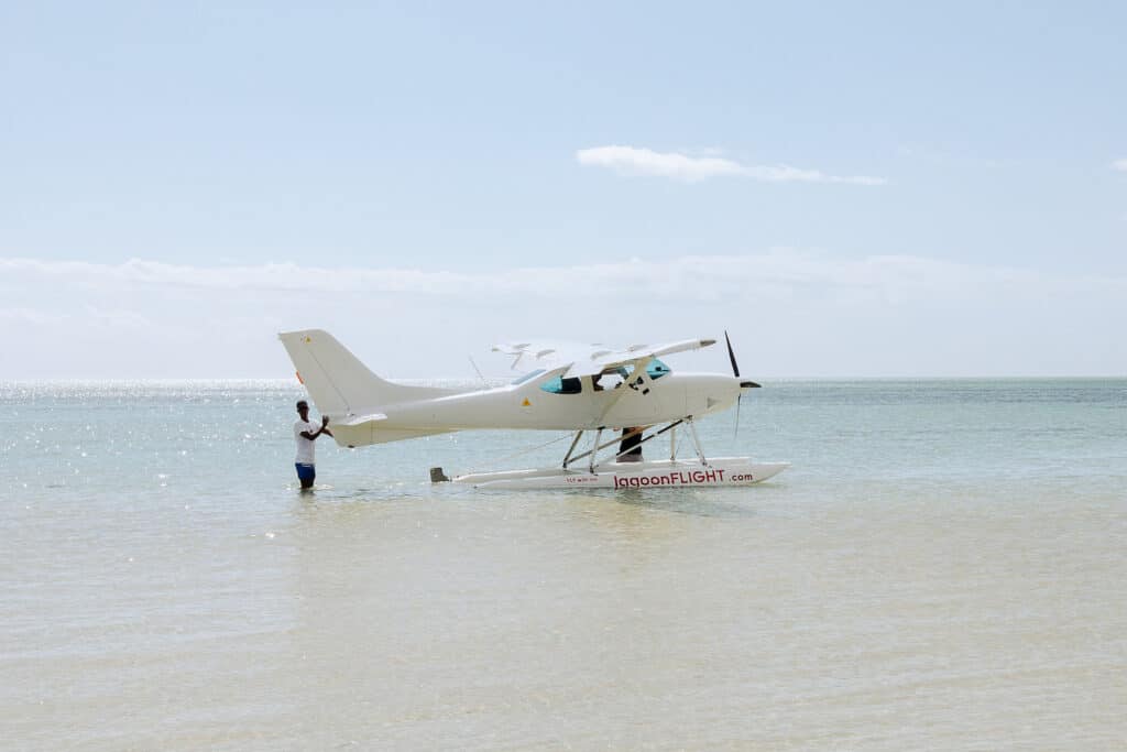 Ultimate Mauritius Travel Guide - Seaplane in Le Morne