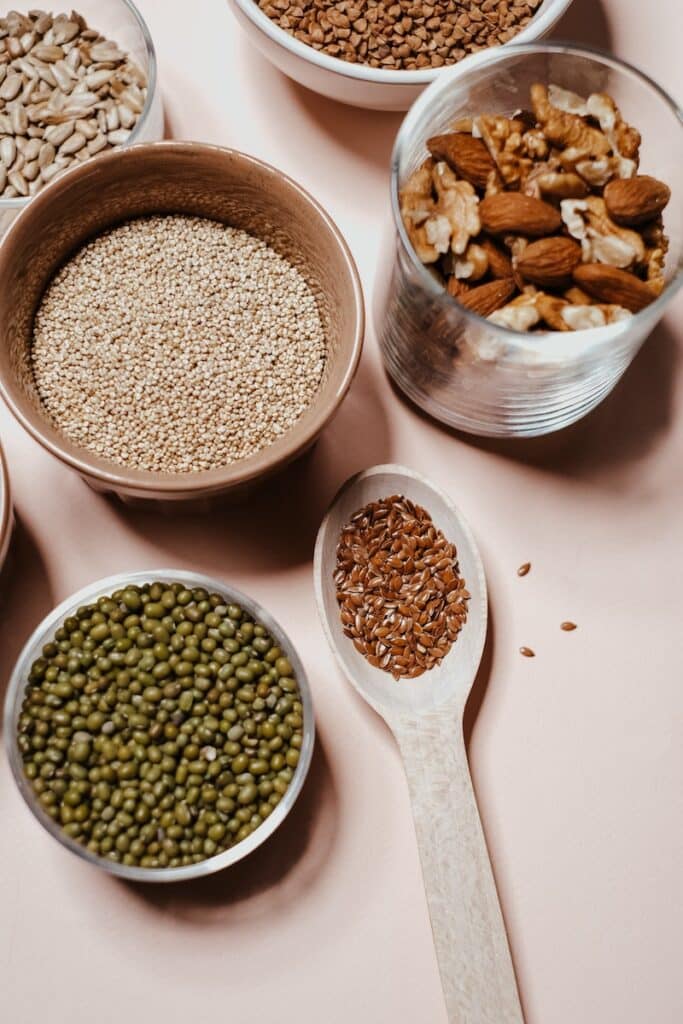 Energy-boosting Superfoods like seeds and nuts.