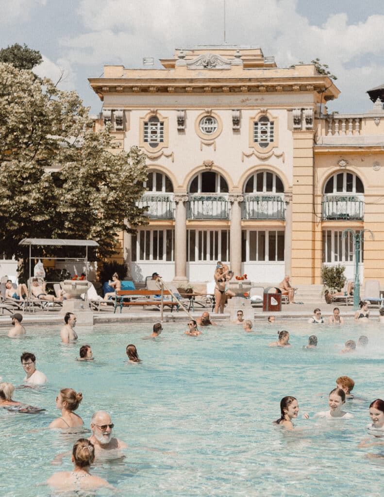 Szechenyi Baths Budapest Outdoor pool