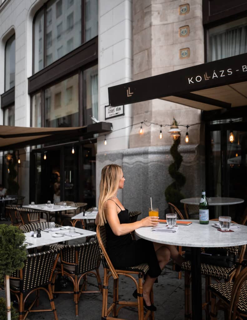 Kollázs Brasserie at the Four Seasons Gresham Palace in Budapest, Hungary