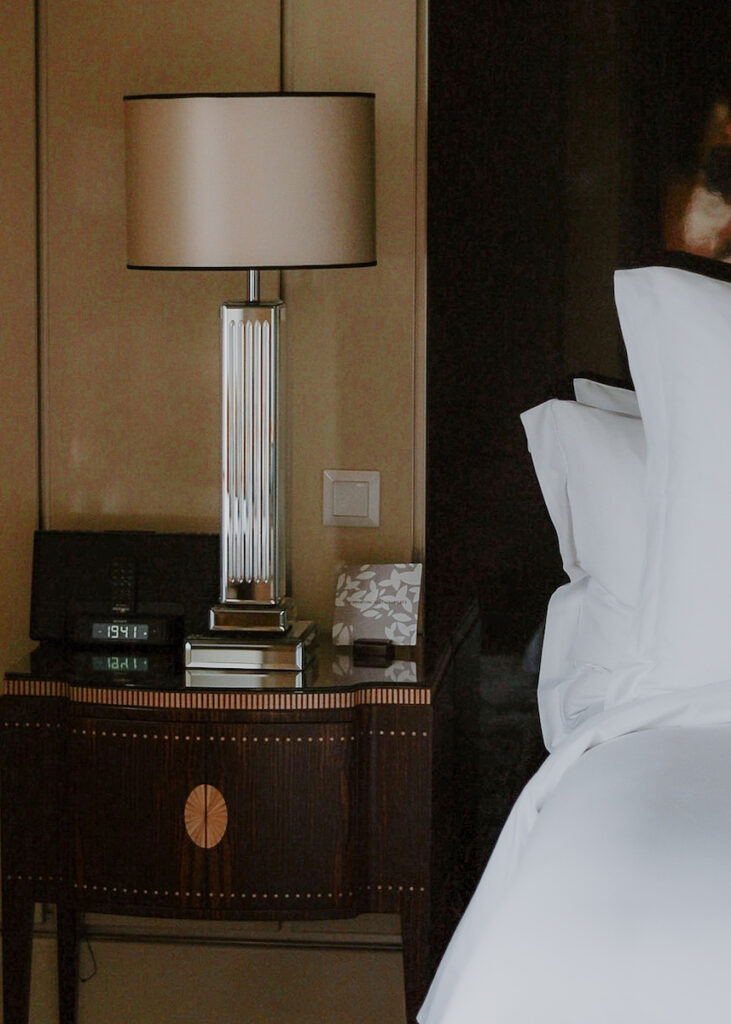 Bedroom in the Gresham Palace Four Seasons Presidential Suite
