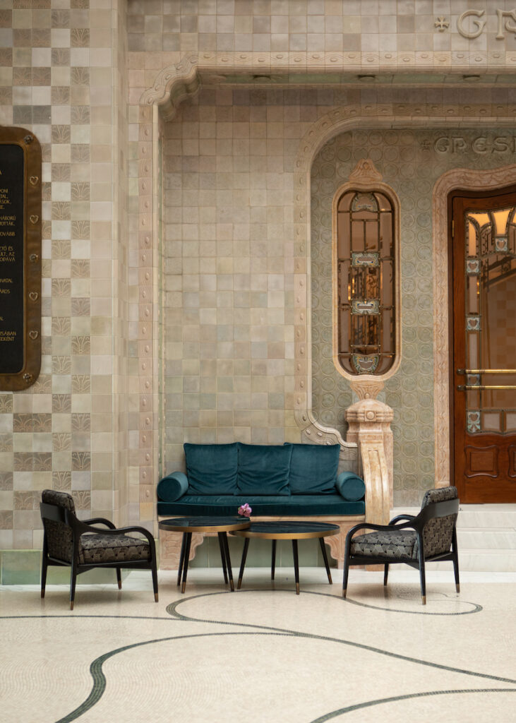 Lobby of the Four Seasons Budapest at Gresham Palace