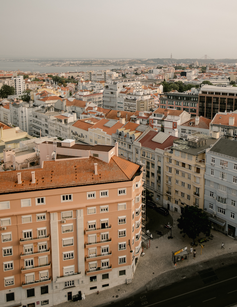 View overlooking Lisbon from the Four Seasons Ritz Carlton Balcony