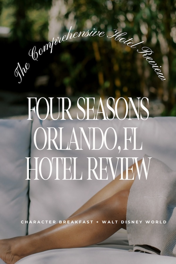 Cover image for Four Seasons Orlando reviews, featuring the title 'The Comprehensive Hotel Review' with a background of lush greenery.