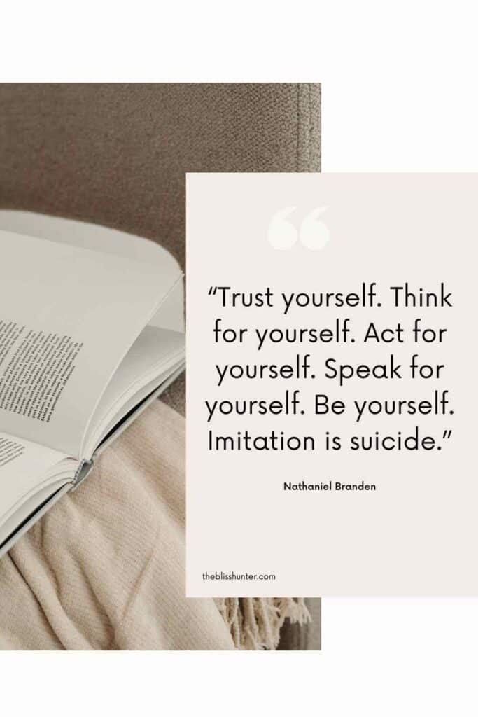 Best Books to Overcome Self-Doubt -  The Six Pillars of Self-Esteem by Nathaniel Branden